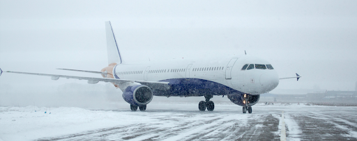 Airplane on a Snow Covered Runway - Protecting Engines and Landing Gear from Runway Deicer
