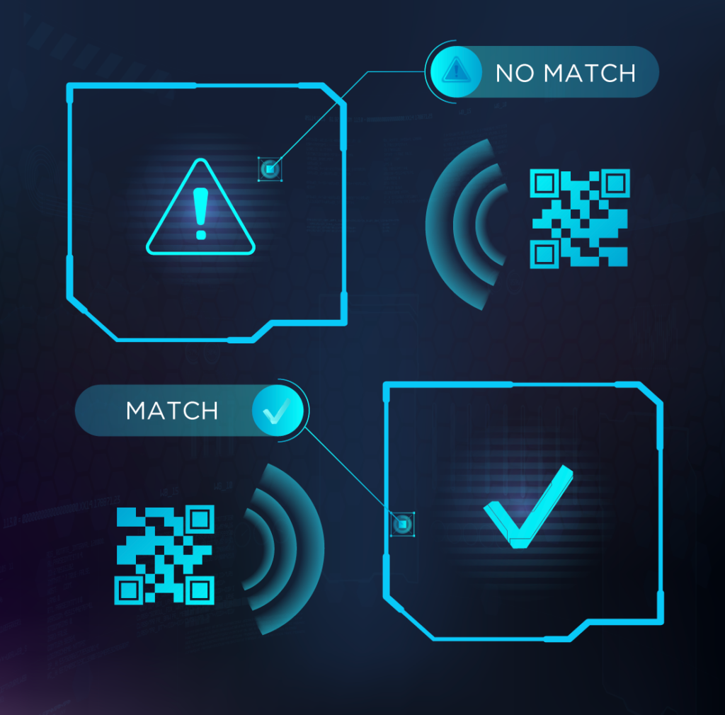 With an easy scan, an air and space coating part authentication can be confirmed.